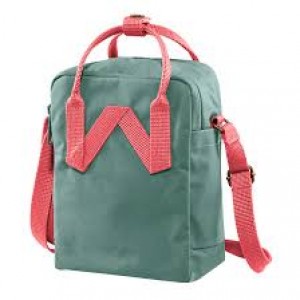 Fjallraven Kanken Sling Cross Body Bag – Frost Green Peach Pink
